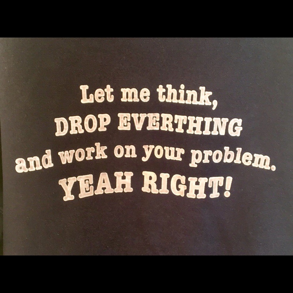Vintage text sweatshirt men’s or women’s